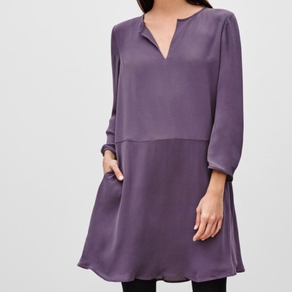 Aritzia Babaton - “Skipper” Silk Purple Dress - Small